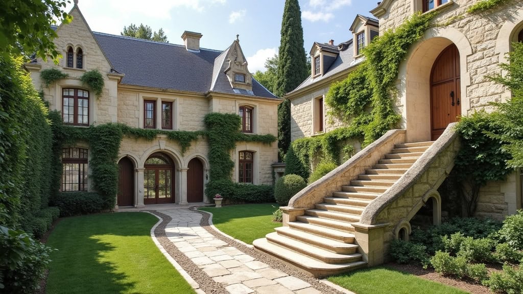 Monte-escalier courbe adapté à un escalier avec virage à Château-Chinon (Ville)