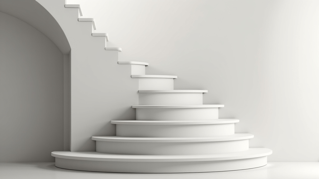 Monte-escalier courbe installé dans une maison à Aniane, avec siège en position repliée contre le mur