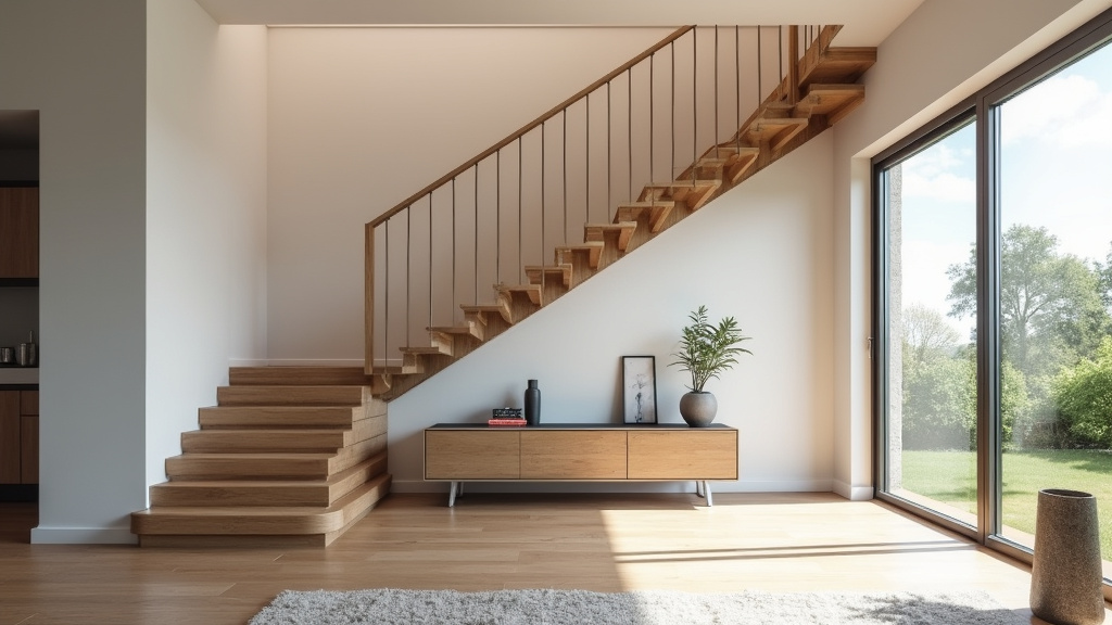 Monte-escalier courbe installé dans une maison à Boofzheim