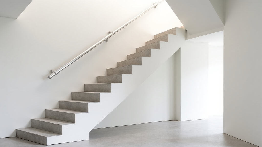 Monte-escalier courbe installé dans une maison de Thaon-les-Vosges avec rail relevable automatique