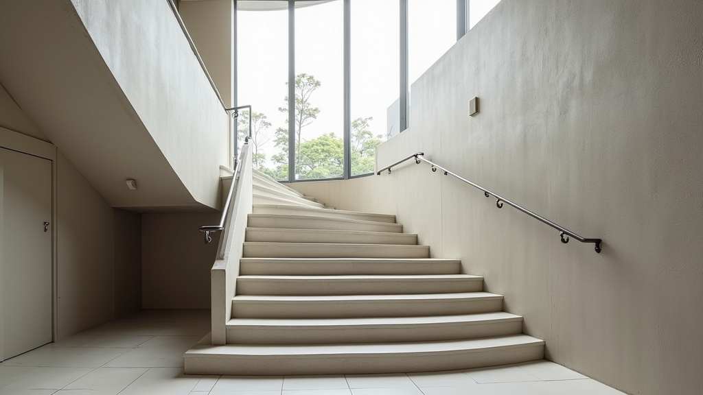 Monte-escalier debout en cours d