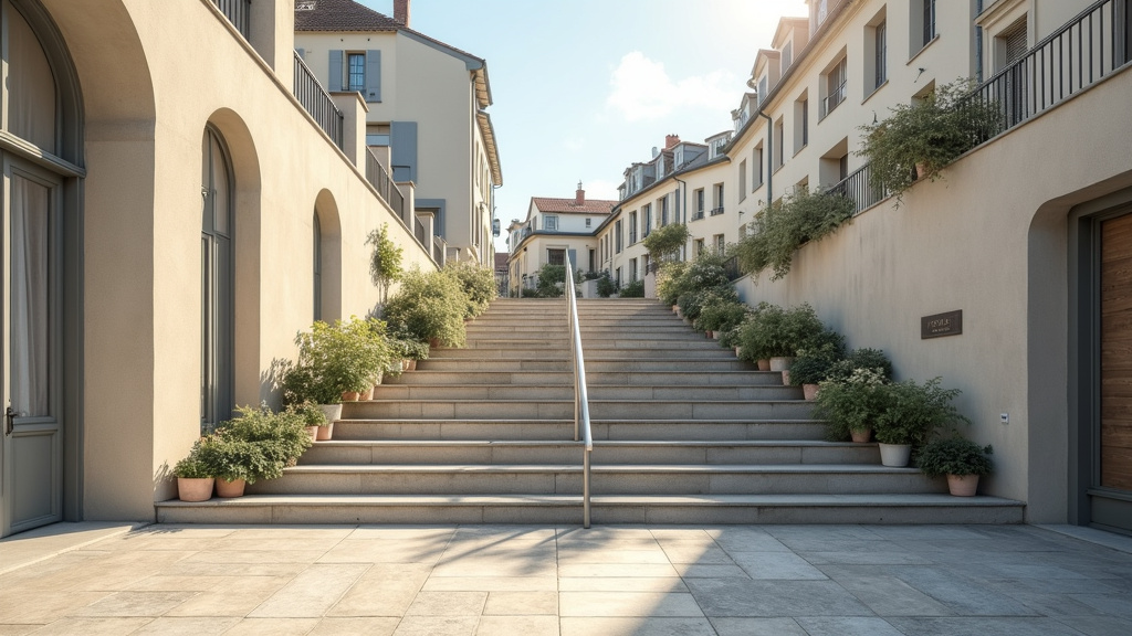 Monte-escalier debout pour escalier étroit à Ligny-en-Cambrésis