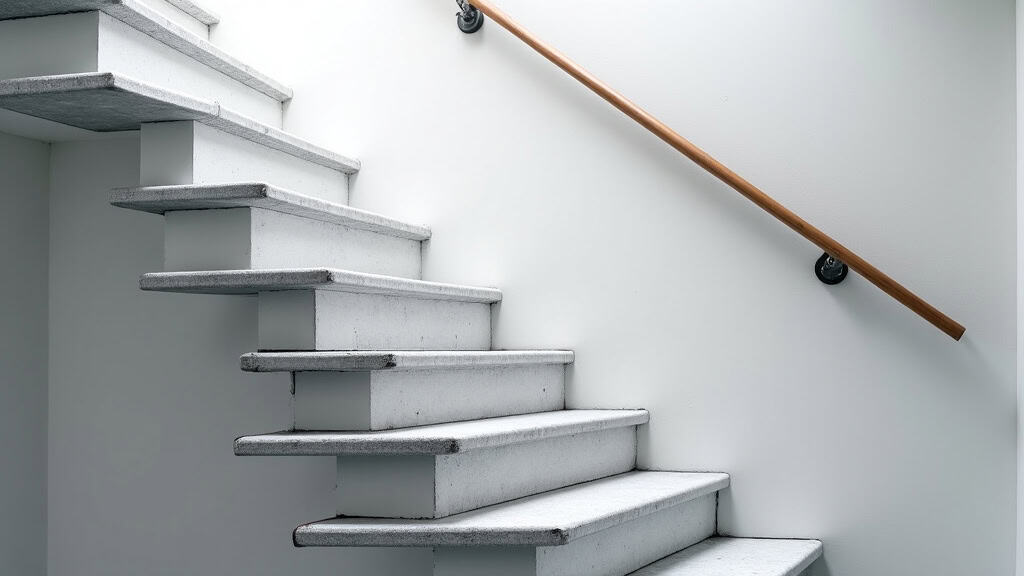 Monte-escalier debout utilisé sur un escalier étroit à Stutzheim-Offenheim