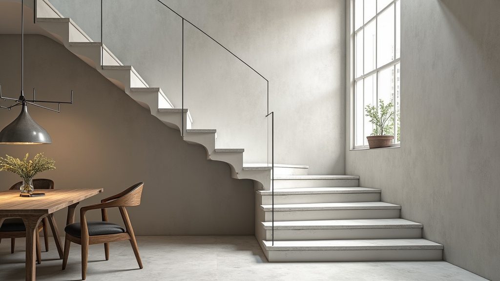 Monte-escalier droit en cours d