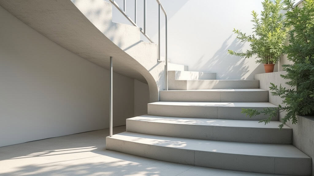 Monte-escalier droit en cours d