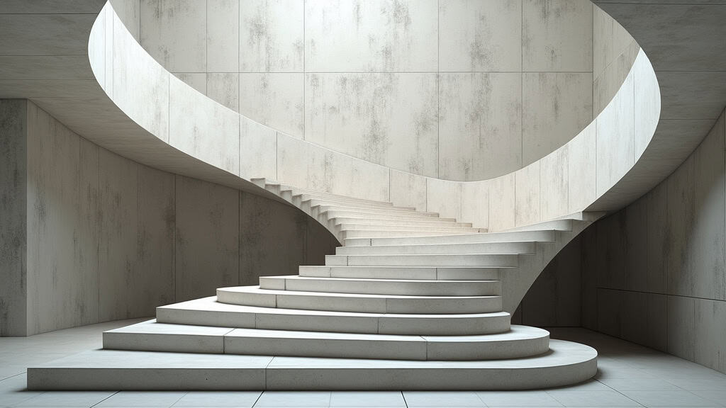 Monte-escalier droit en cours d