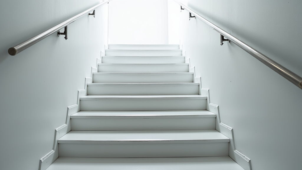 Monte-escalier droit en cours d