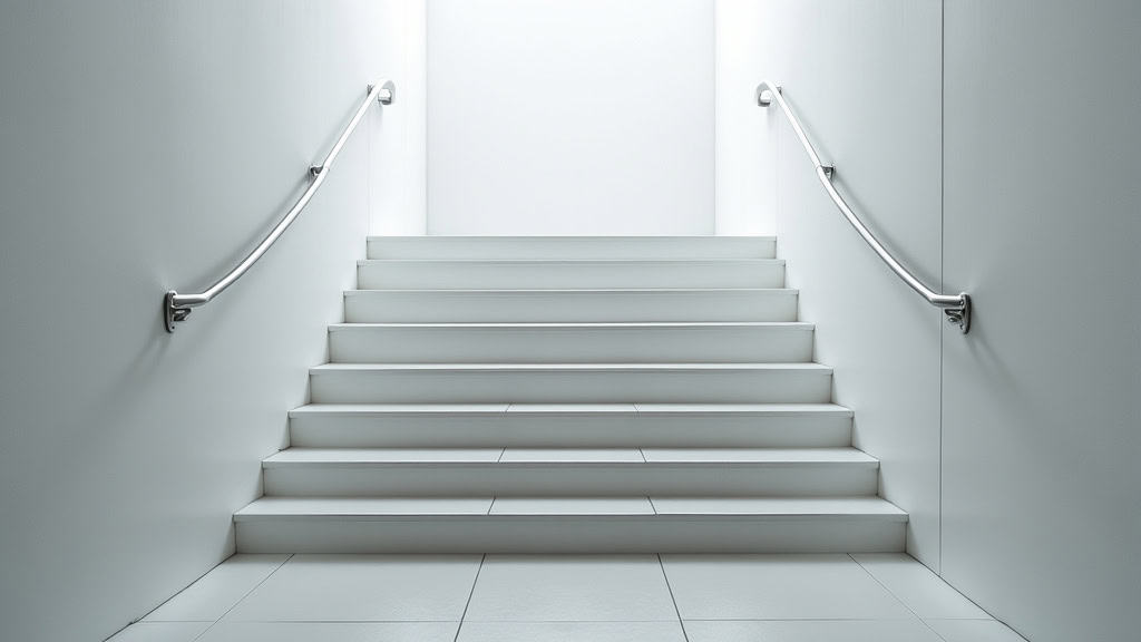 Monte-escalier droit en cours d