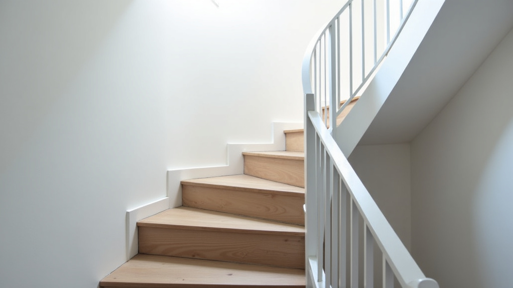 Monte-escalier droit en fonctionnement dans une maison à Althen-des-Paluds