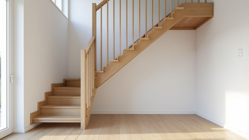 Monte-escalier droit et tournant installé dans une maison à Guichainville (27930)