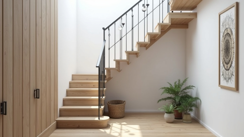 Monte-escalier droit installé à l