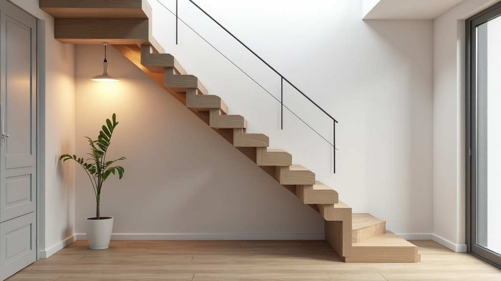Monte-escalier droit installé dans un escalier intérieur à Buxy