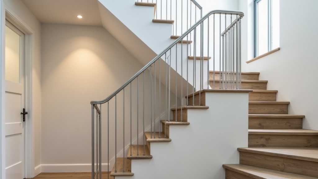 Monte-escalier droit installé dans un escalier intérieur à Cernay-la-Ville