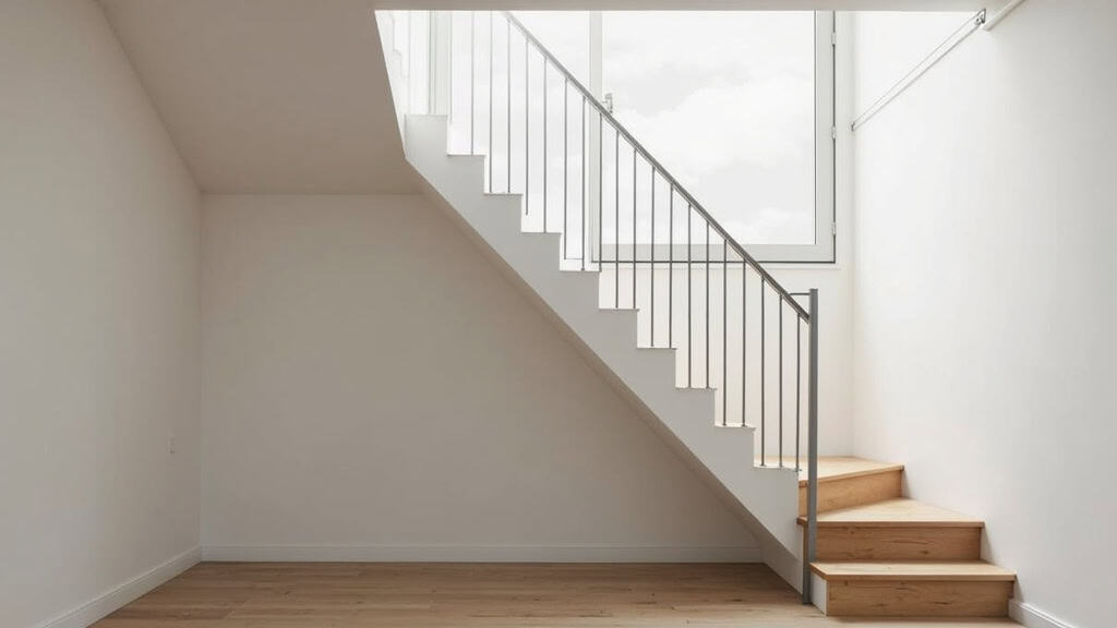 Monte-escalier droit installé dans un escalier intérieur à Chasse-sur-Rhône