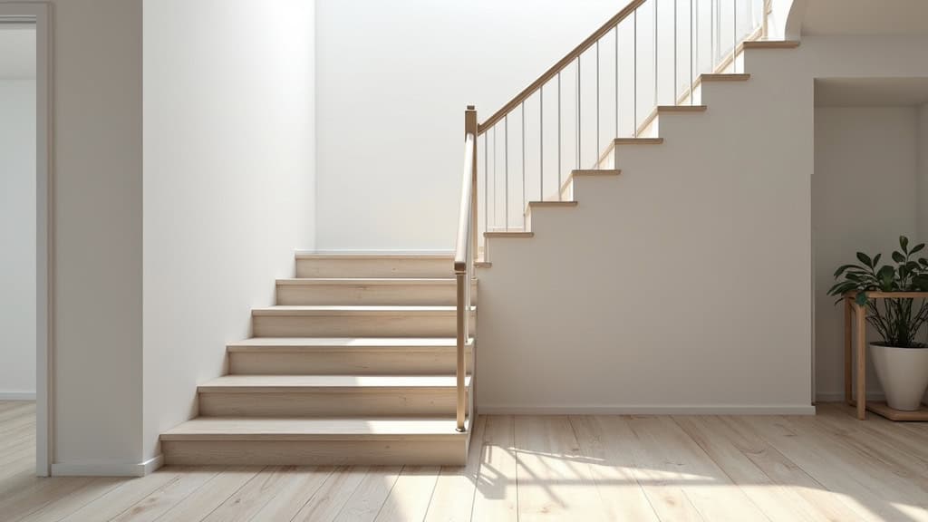 Monte-escalier droit installé dans un escalier rectiligne à Nomeny