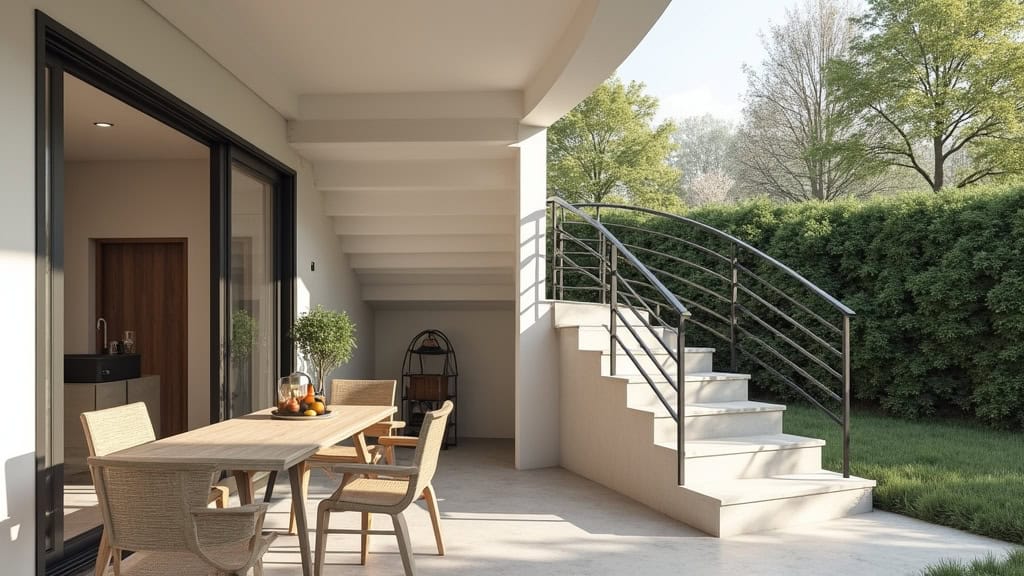 Monte-escalier droit installé dans une habitation à Dingsheim