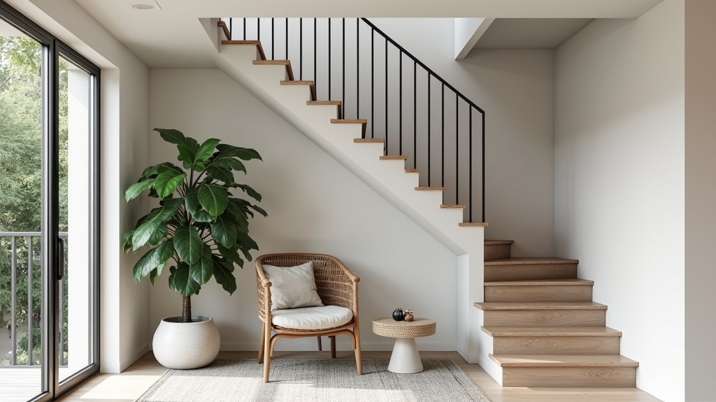 Monte-escalier droit installé dans une habitation à Montrouge