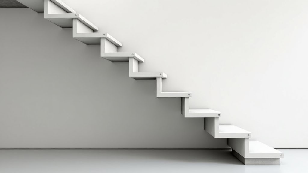 Monte-escalier droit installé dans une habitation à Soubise