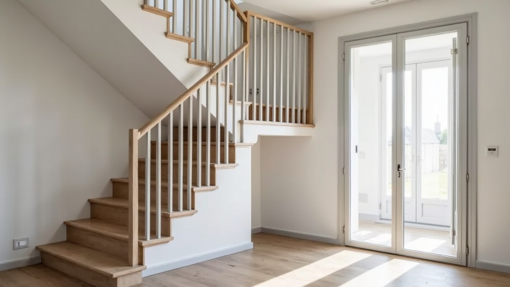 Monte-escalier droit installé dans une maison à Bellerive-sur-Allier