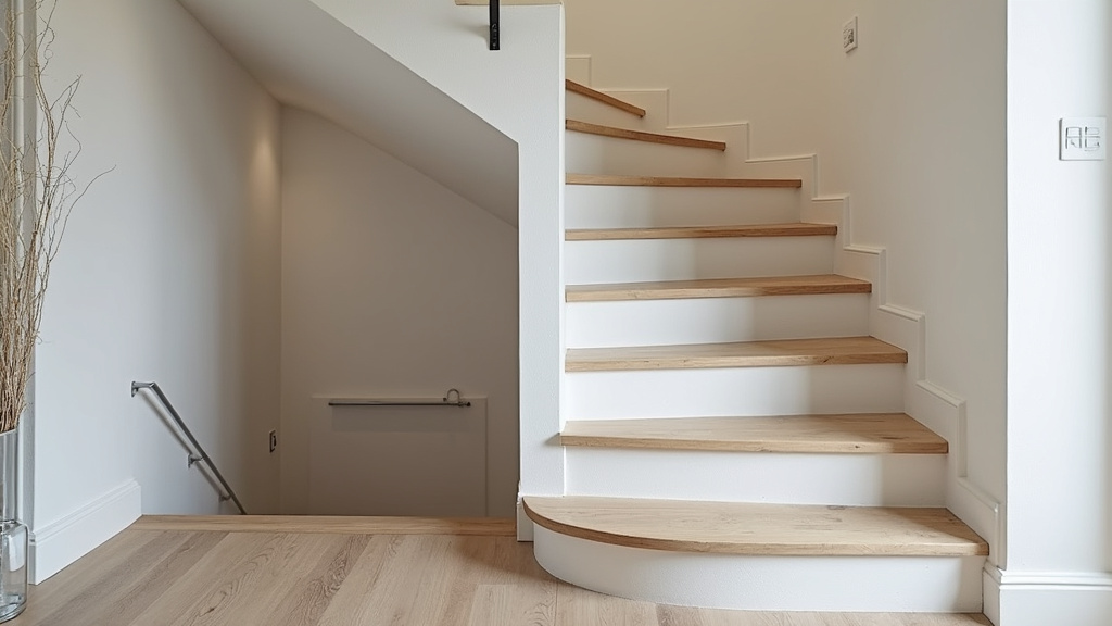 Monte-escalier droit installé dans une maison à Betschdorf