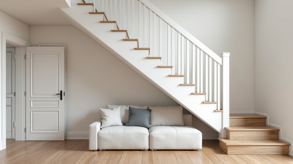 Monte-escalier droit installé dans une maison à Bonnemain