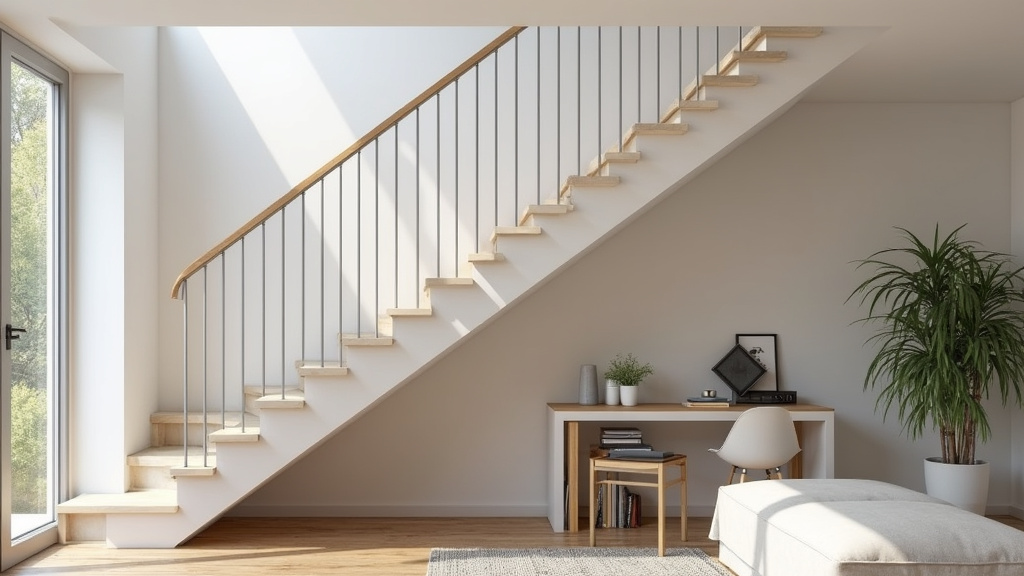 Monte-escalier droit installé dans une maison à Breil-sur-Roya