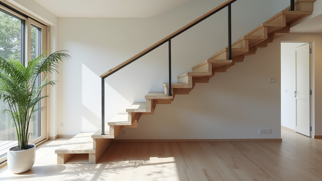 Monte-escalier droit installé dans une maison à Buzet-sur-Tarn sur un escalier droit sans virage