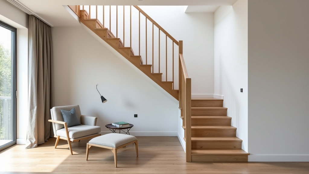 Monte-escalier droit installé dans une maison à Carbonne