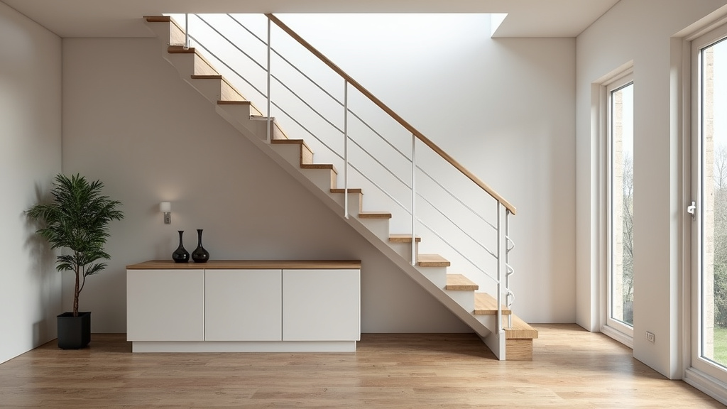 Monte-escalier droit installé dans une maison à Chanteheux