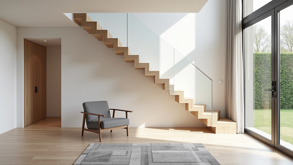 Monte-escalier droit installé dans une maison à Chenôve