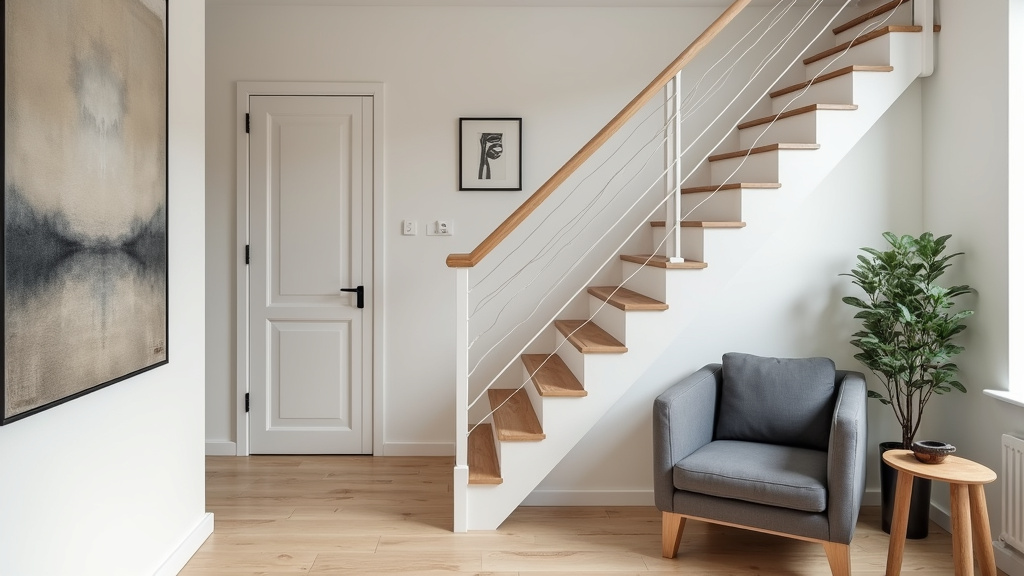 Monte-escalier droit installé dans une maison à Cherveux (79410)