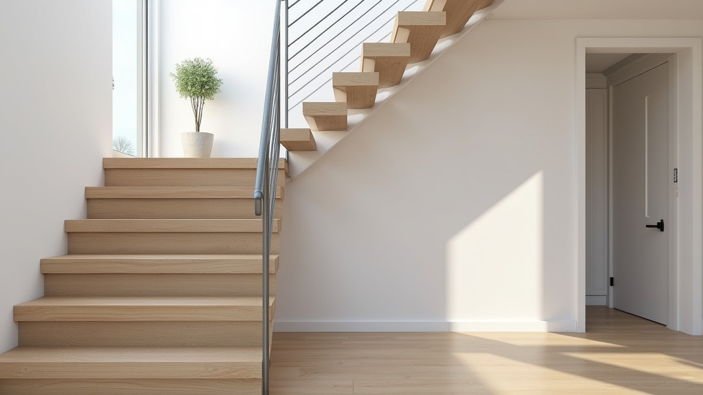 Monte-escalier droit installé dans une maison à Chessy