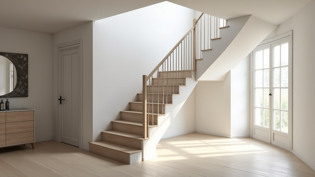 Monte-escalier droit installé dans une maison à Cormeilles-en-Parisis