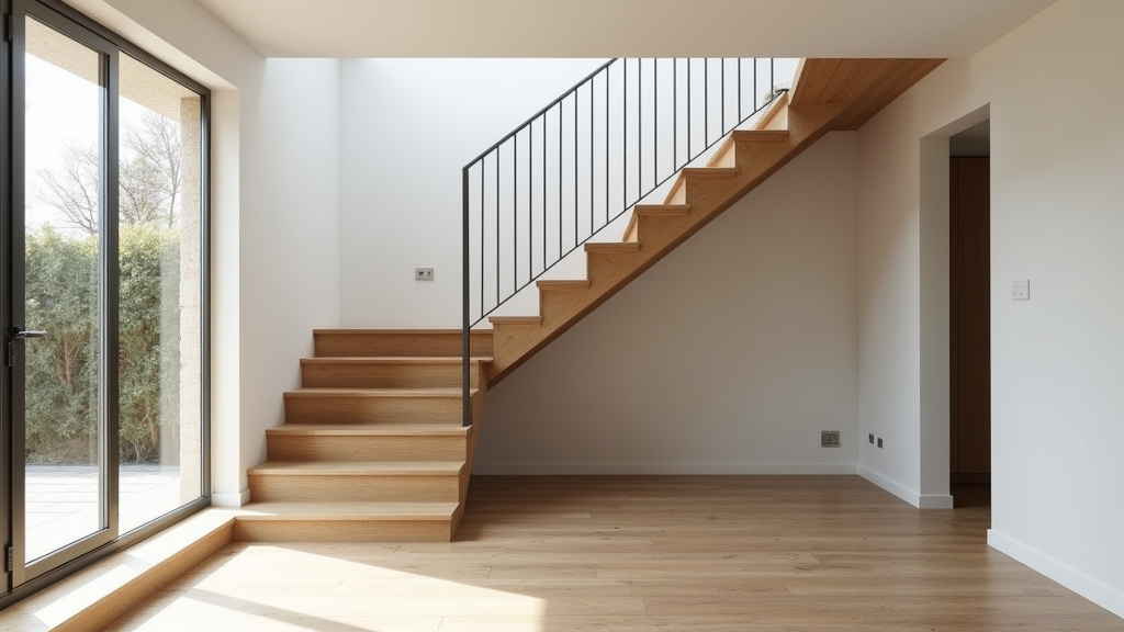 Monte-escalier droit installé dans une maison à Cuvat