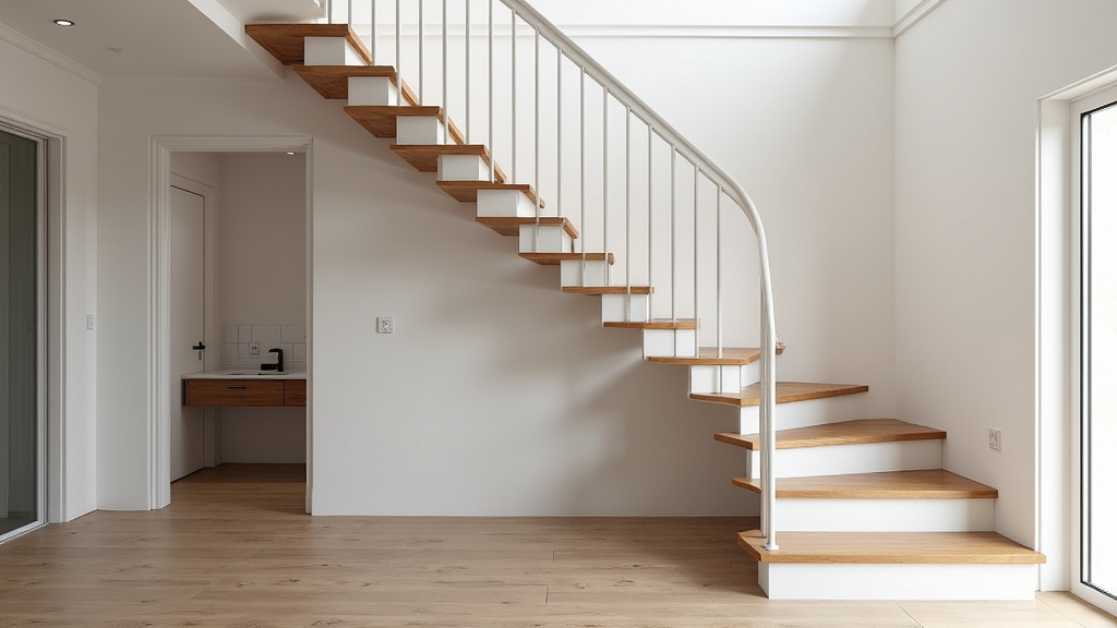 Monte-escalier droit installé dans une maison à Drefféac