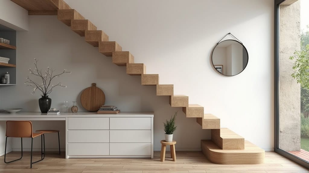 Monte-escalier droit installé dans une maison à Escatalens (82700)
