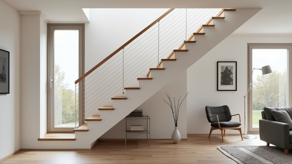 Monte-escalier droit installé dans une maison à Finhan (82700)