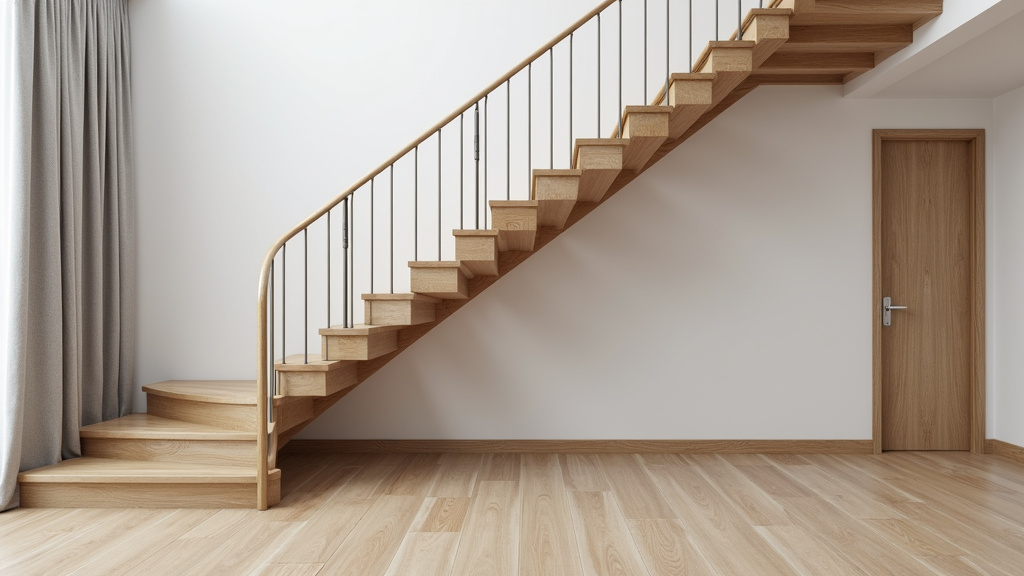 Monte-escalier droit installé dans une maison à Gamaches