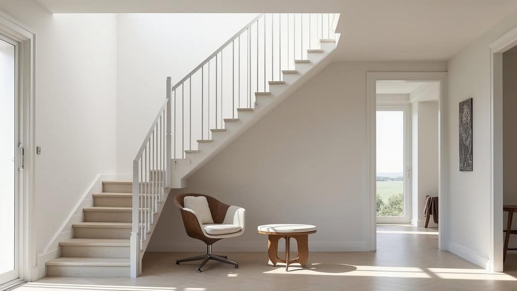Monte-escalier droit installé dans une maison à Giroussens