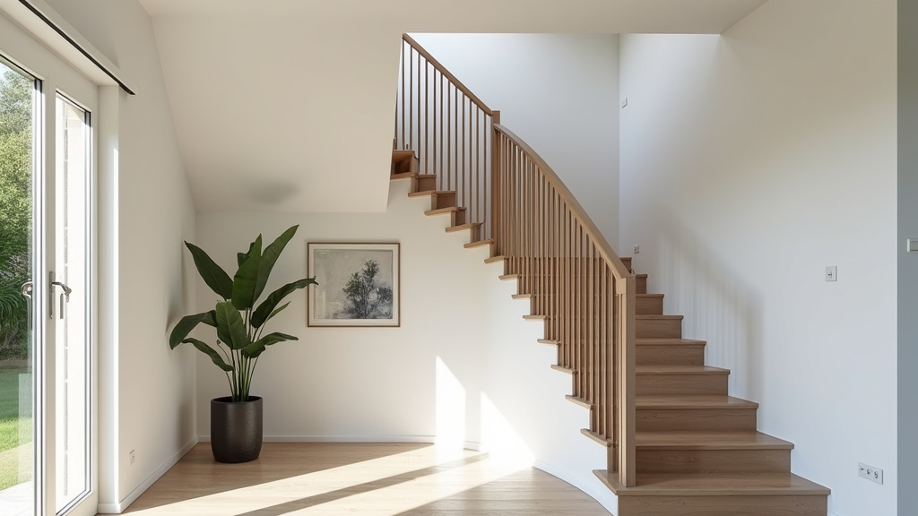 Monte-escalier droit installé dans une maison à Grayan-et-l