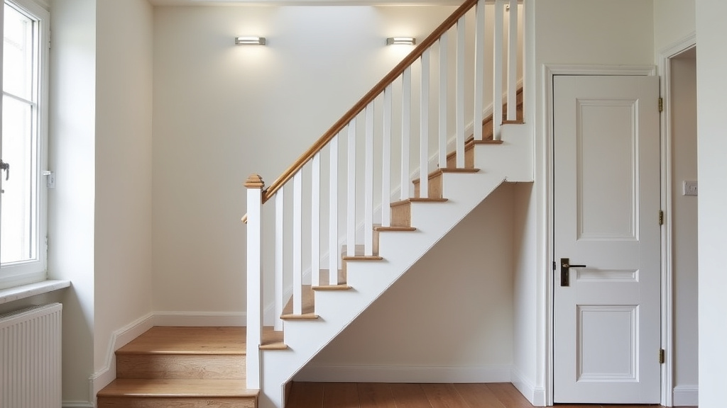 Monte-escalier droit installé dans une maison à Grugny, Seine-Maritime
