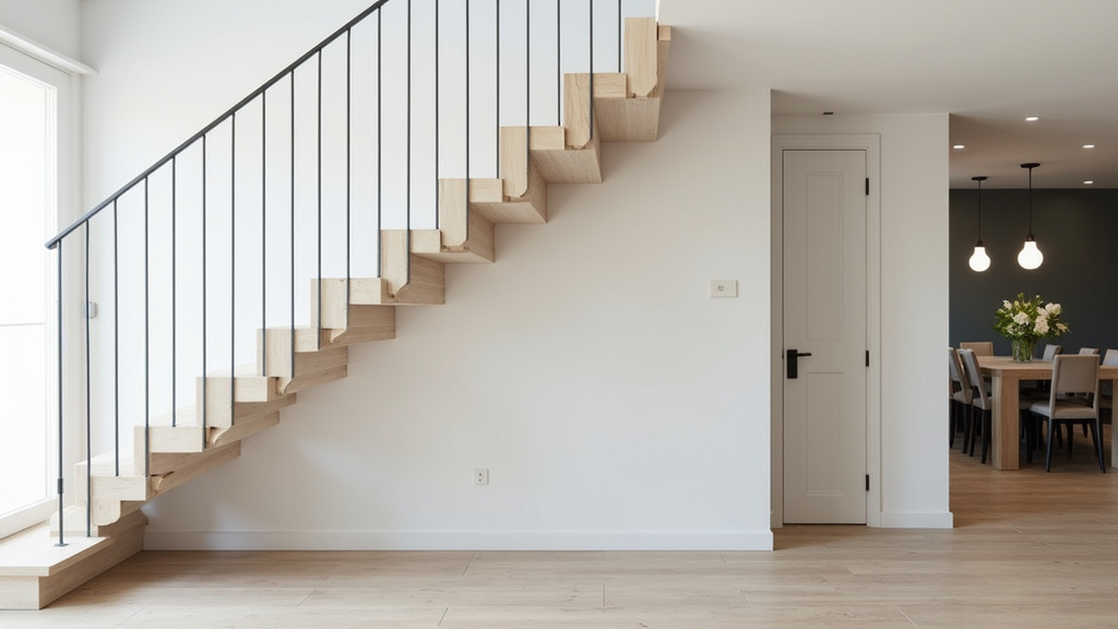 Monte-escalier droit installé dans une maison à Jard-sur-Mer