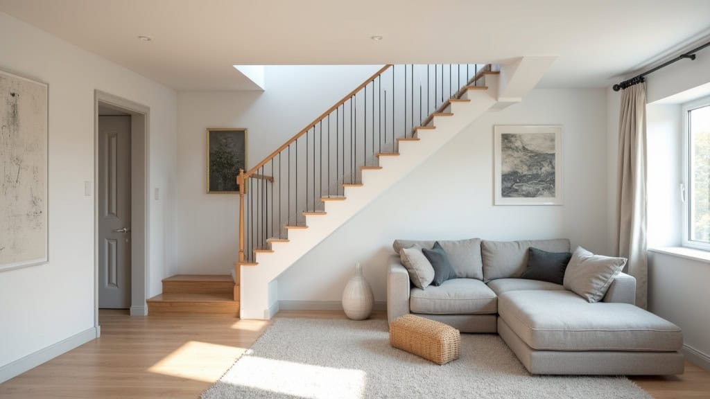 Monte-escalier droit installé dans une maison à Ligny-en-Barrois