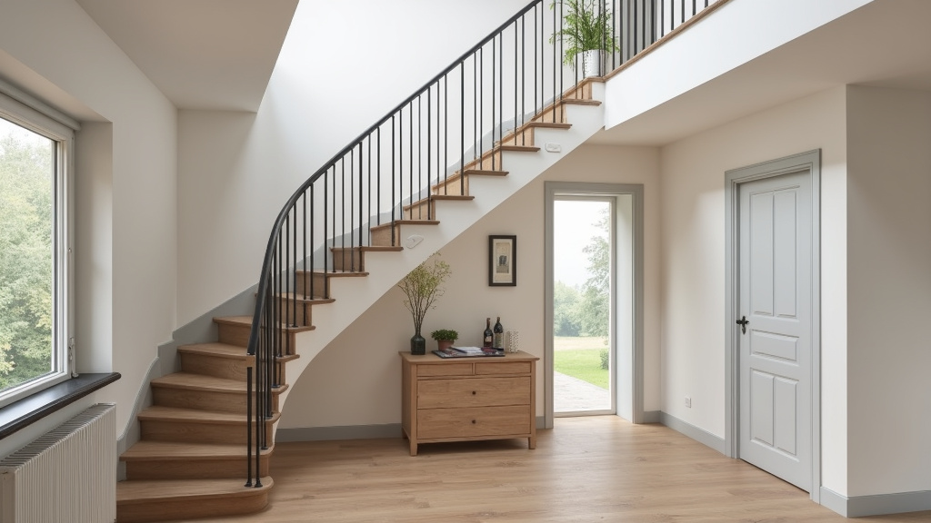 Monte-escalier droit installé dans une maison à Ligny-en-Cambrésis