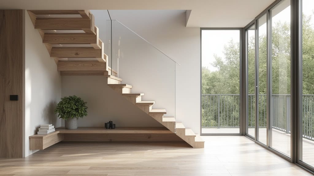 Monte-escalier droit installé dans une maison à Magnac-sur-Touvre