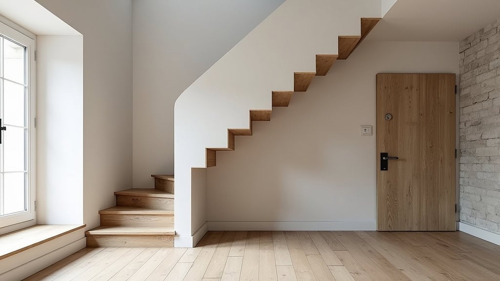 Monte-escalier droit installé dans une maison à Maizières-lès-Metz