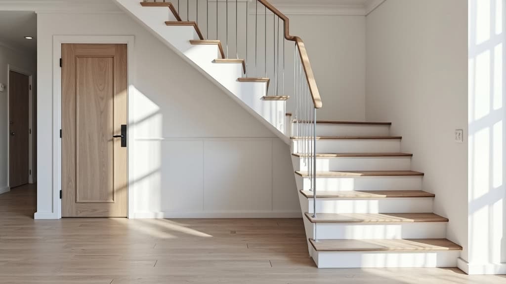 Monte-escalier droit installé dans une maison à Mareil-sur-Mauldre