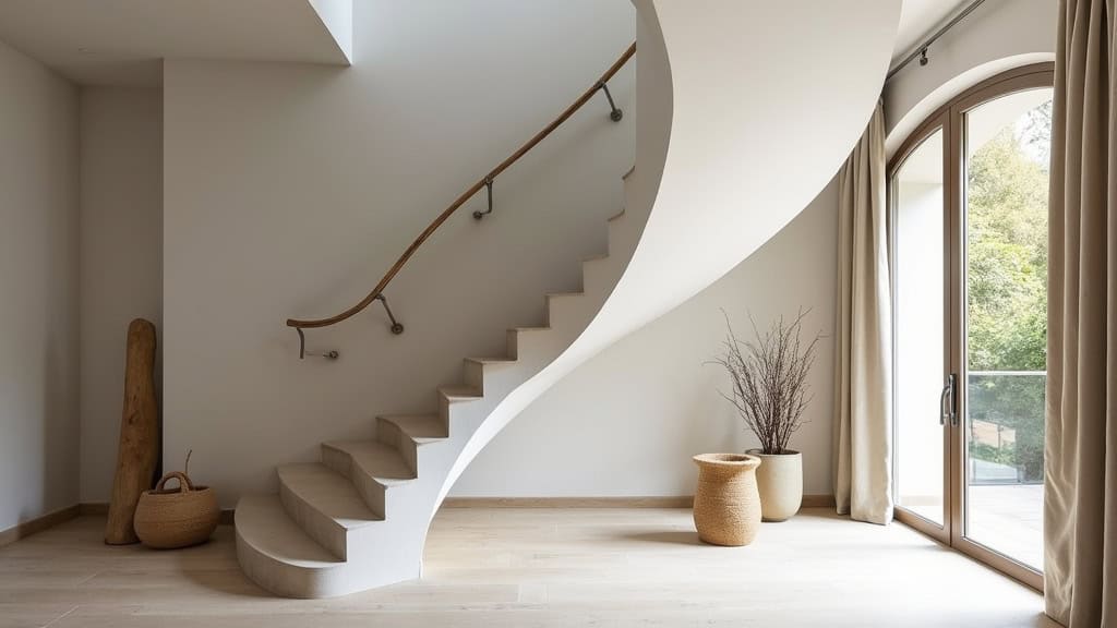 Monte-escalier droit installé dans une maison à Monteux