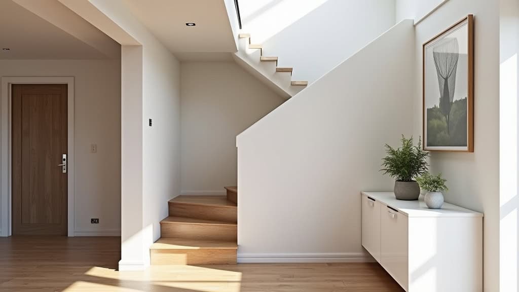 Monte-escalier droit installé dans une maison à Nohic avec escalier rectiligne