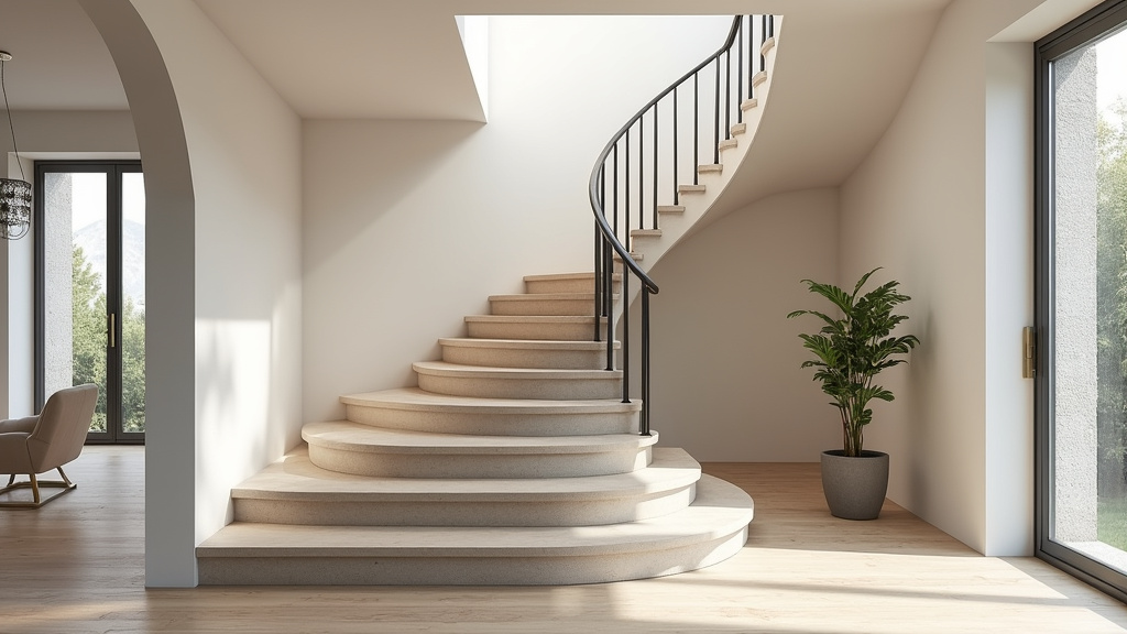 Monte-escalier droit installé dans une maison à Palau-del-Vidre